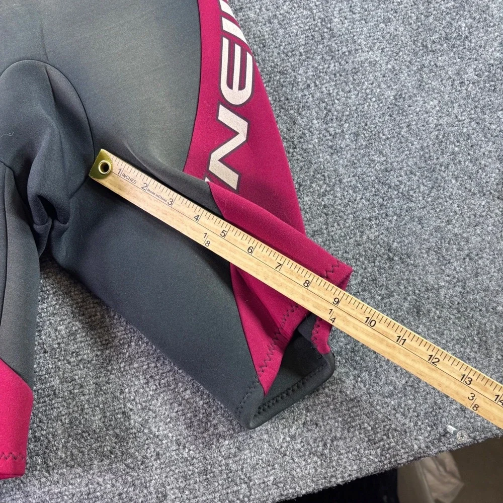 O'Neill Reactor Wetsuit Youth 12 Black Pink 2/1mm Back Zip Spring Suit Shorty